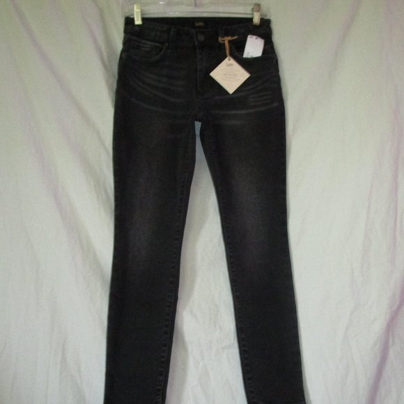 LEE Vintage Modern High Rise Black Skinny Jeans - Picture 4 of 8